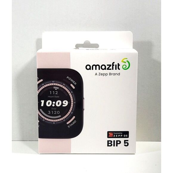 Amazfit Bip 5 Smart Watch 1.91" Large Screen Bluetooth Calling A2215 Pink SEALED - Picture 4 of 12